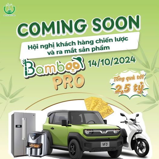 [𝐂𝐎𝐌𝐈𝐍𝐆 𝐒𝐎𝐎𝐍] HỘI NGHỊ KHÁCH HÀNG CHIẾN LƯỢC VÀ RA MẮT SẢN PHẨM BAMBOO PRO