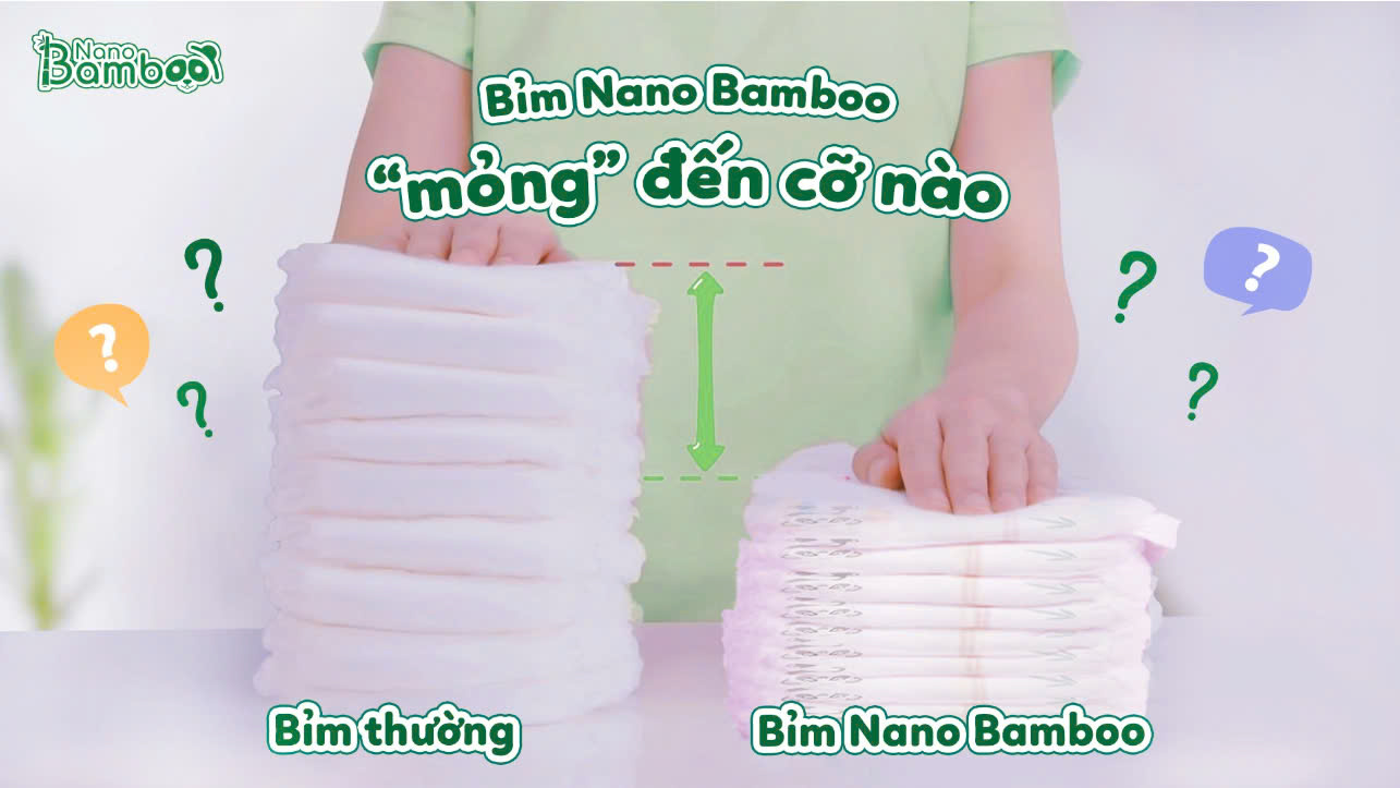 Bỉm Nano Bamboo Mỏng Đến Cỡ Nào?