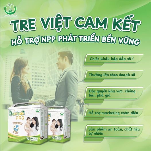 ️ TRE VIỆT CAM KẾT SÁT CÁNH, HỖ TRỢ NHÀ PHÂN PHỐI PHÁT TRIỂN BỀN VỮNG