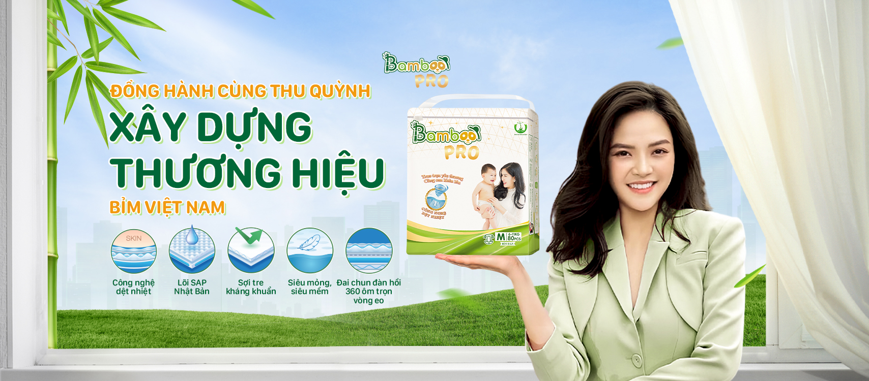 💚 BAMBOO PRO – ĐỒNG HÀNH CÙNG DIỄN VIÊN THU QUỲNH – CHUNG TAY XÂY DỰNG THƯƠNG HIỆU BỈM VIỆT 💚