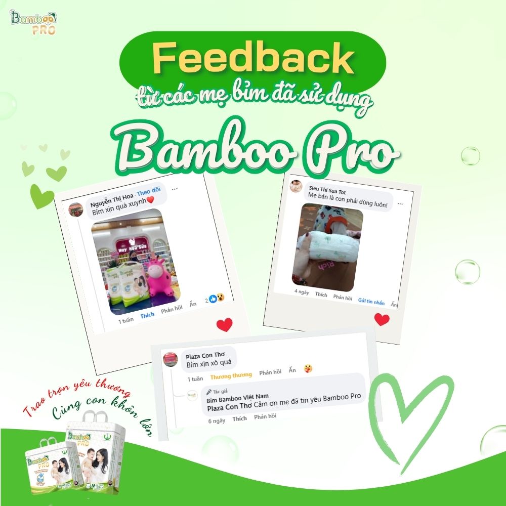 FEEDBACK THỰC TẾ TỪ CÁC MẸ BỈM – BAMBOO PRO CÓ THỰC SỰ TỐT NHƯ LỜI ĐỒN?